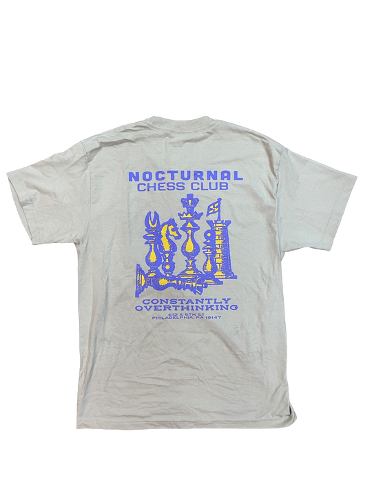 Nocturnal "Chess Club" Tee (Sand)