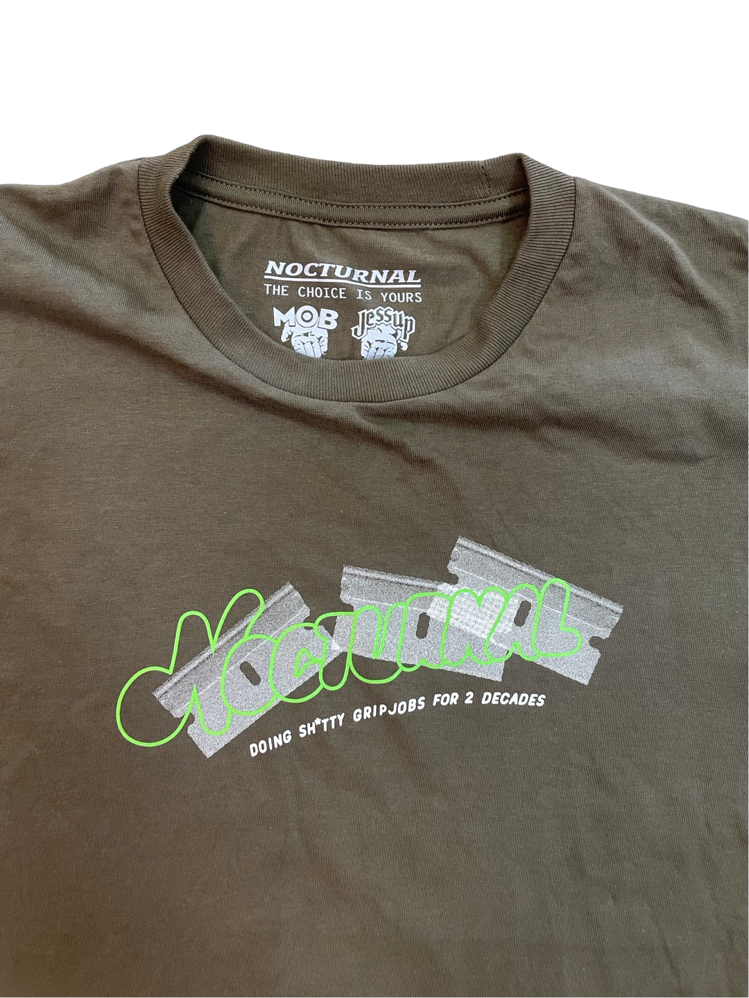 Nocturnal "Razor" Tee (Olive)