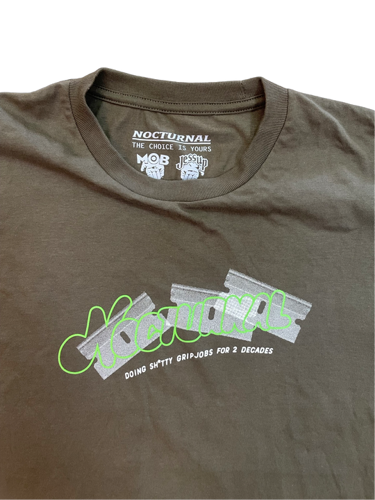 Nocturnal "Razor" Tee (Olive)