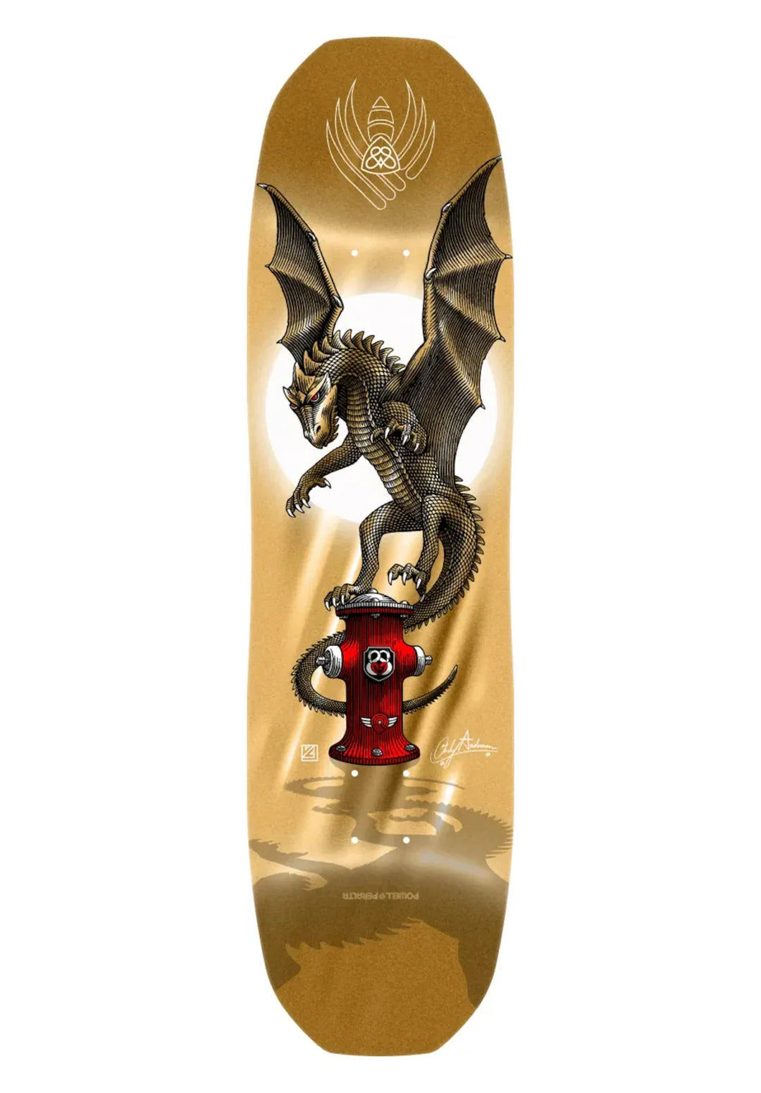 Powell Peralta Flight Deck 311 Andy Anderson Hydrant (Gold Foil)