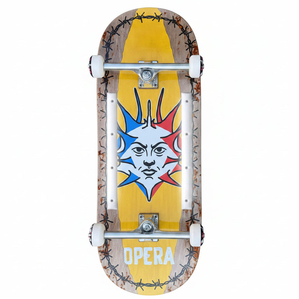 Opera Fatties Torn Spike EX7 Complete skateboard