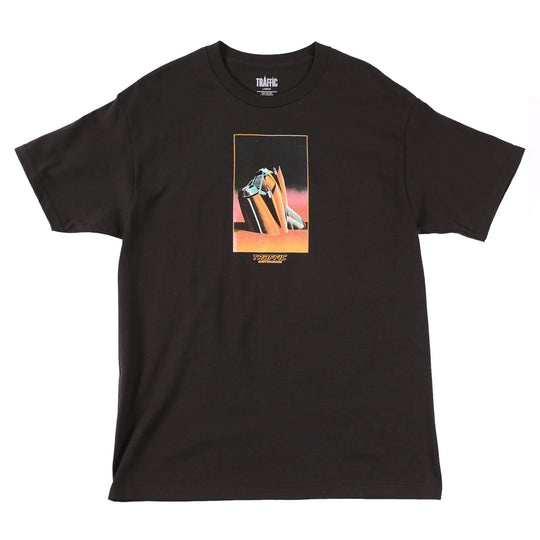 Traffic 'On the Beach' T-Shirt (Black)