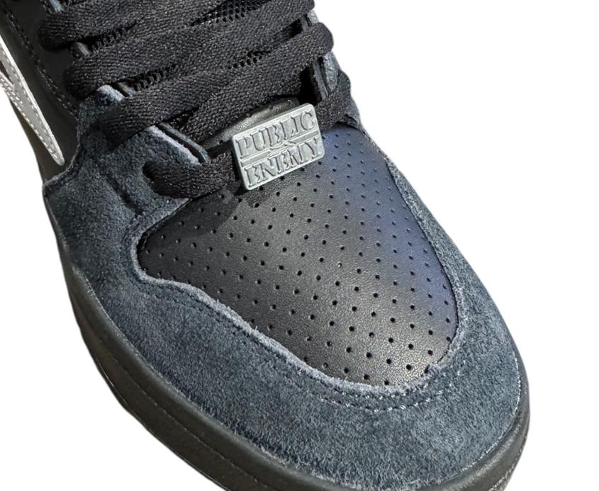 Lakai Public Enemy Telford Low (Black/Charcoal)