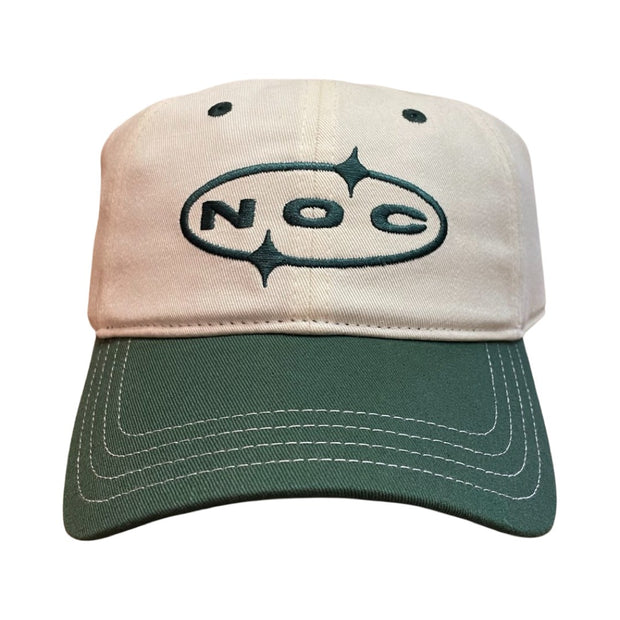 Nocturnal Chrome Logo Hat (Moss Green/Almond)