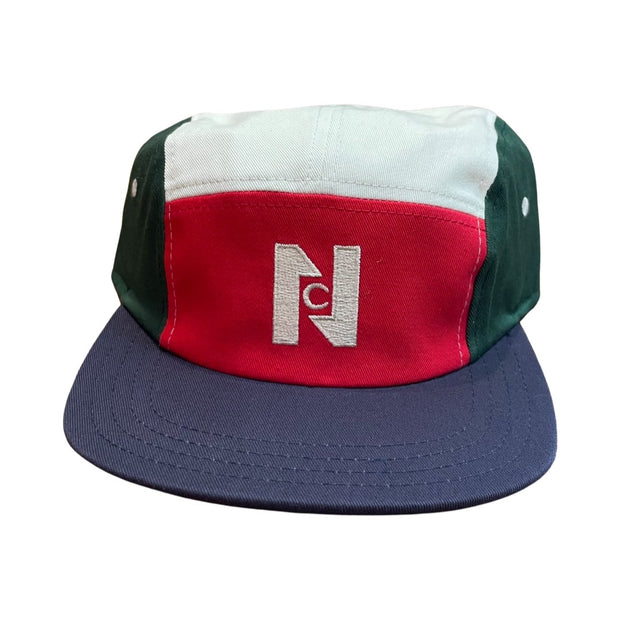 Nocturnal 5 Panel (Cream/Red/Navy/Green)