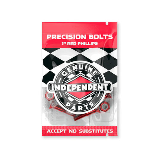 Independent Genuine Parts Hardware 1" Phillips (Red/ Black)