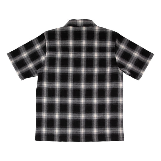 rear view of plaid shirt