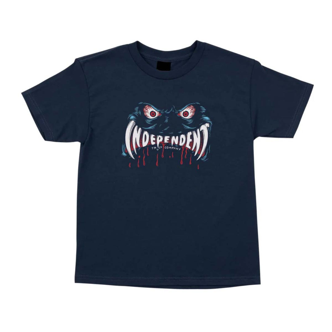 Independent Possessed Face Youth S/S Tee (Navy)