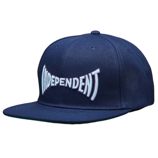 Independent Spanning Snapback Hat (Navy)