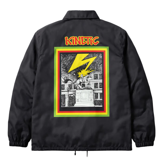 back logo on coaches jacket