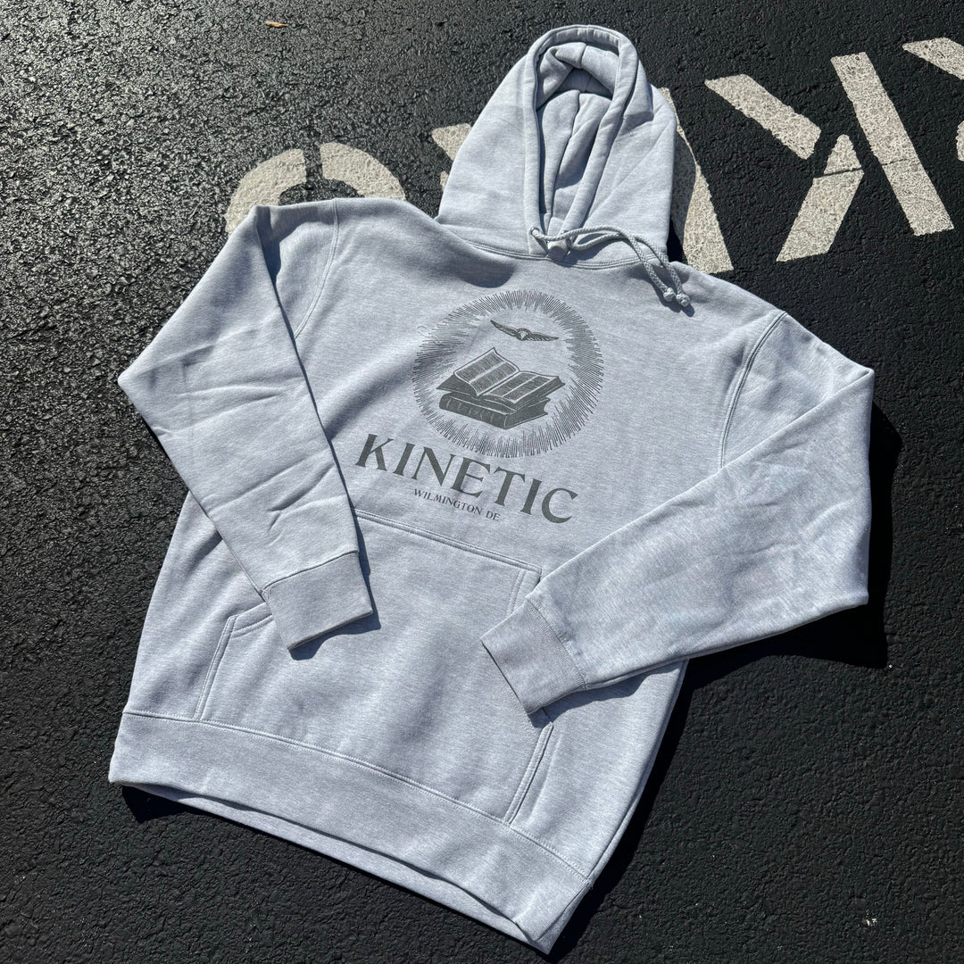 Kinetic Bird’s Eye View Hoodie (Heather Grey)-4