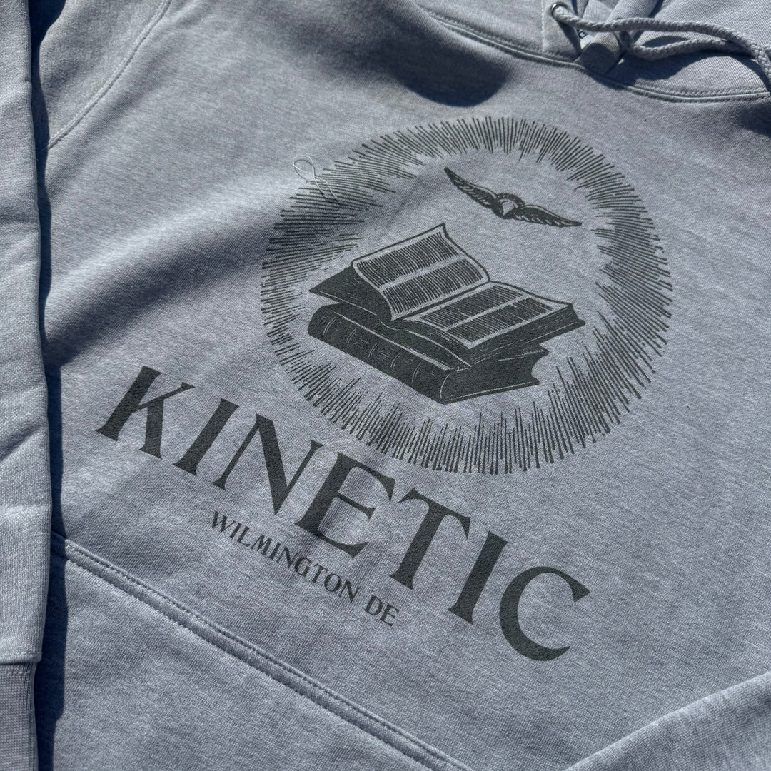 Kinetic Bird’s Eye View Hoodie (Heather Grey) logo