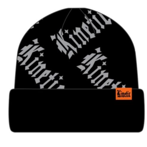 Kinetic ITS ALL OVER Knitted Cuff Beanie black