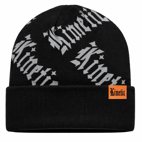 Kinetic ITS ALL OVER Knitted Cuff Beanie