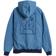 Krooked Moonsmile Script Jacket (Indigo/Navy)