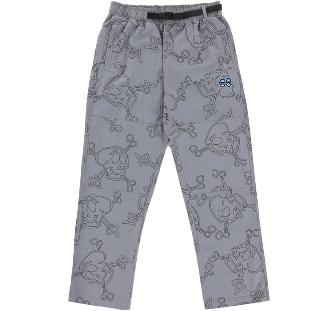 Krooked Style Eyes Ripstop Double Knee Pants (Grey)