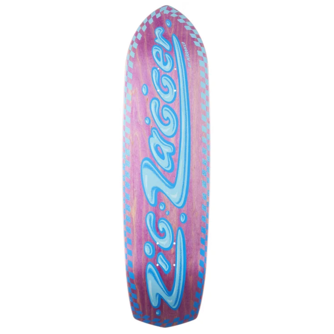 Krooked Zig Zagger Deck (Purple/Blue)