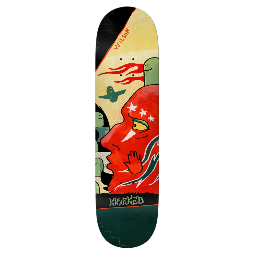red logo krooked board