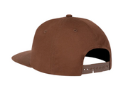 snap back brown hat