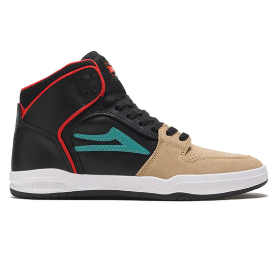 Lakai Telford High Tan/Black Leather