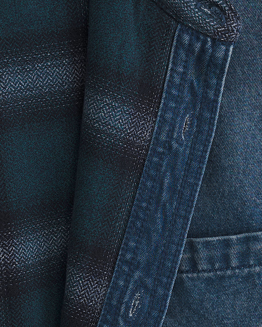 Vans McGill Flannel Lined Long Sleeve (Light Vintage Wash)