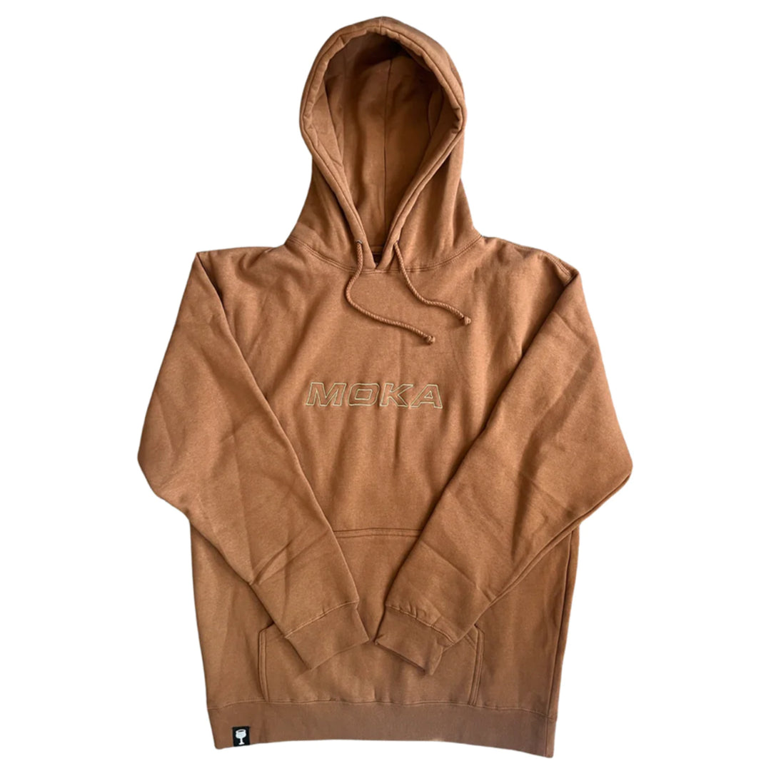 Moka Outline Hoodie (Brown)