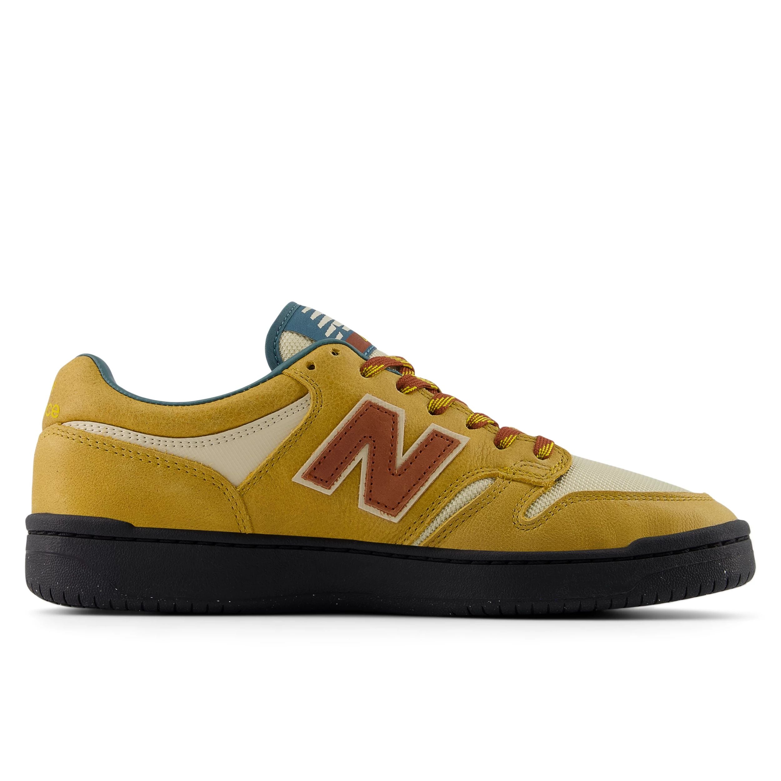 New balance classic brown best sale