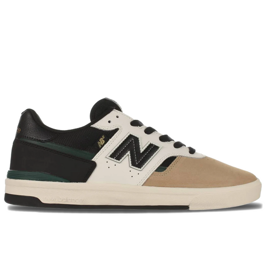 jaime foy 306 cupsole Sneaker with black, beige, and green color scheme