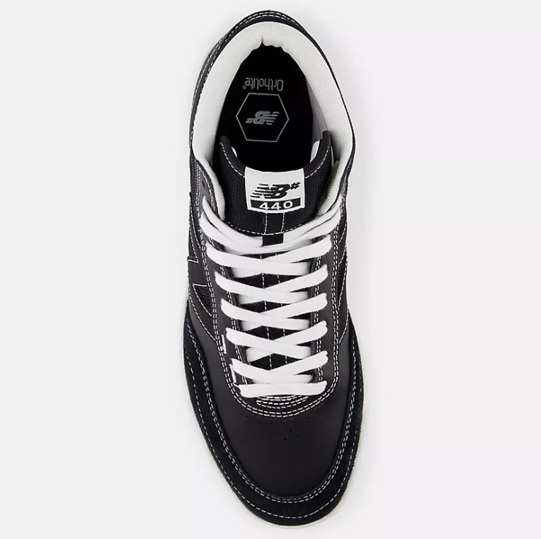 New Balance Numeric 440 High V2 Black White 12