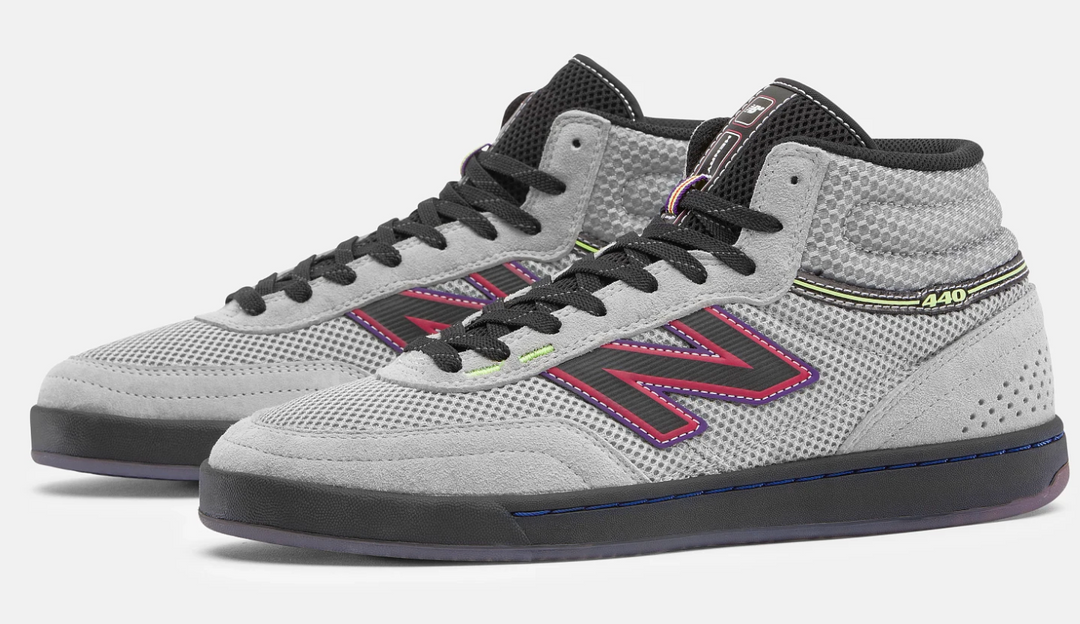 New Balance Numeric X Justin Henry 440 High V2 (Grey/Purple New Balance Numeric X Justin Henry 440 High V2 (Grey/Purple