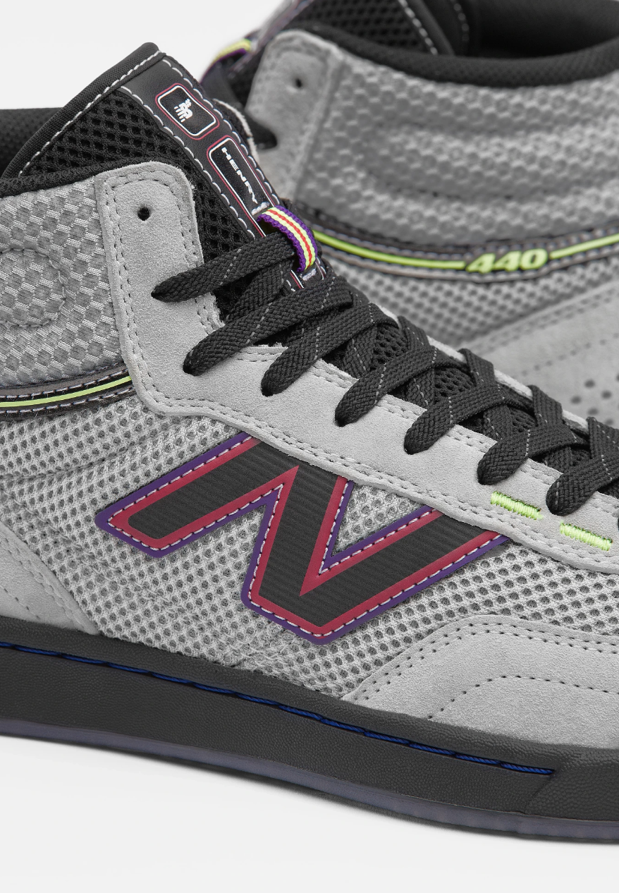 New Balance Numeric X Justin Henry 440 High V2 (Grey/Purple)