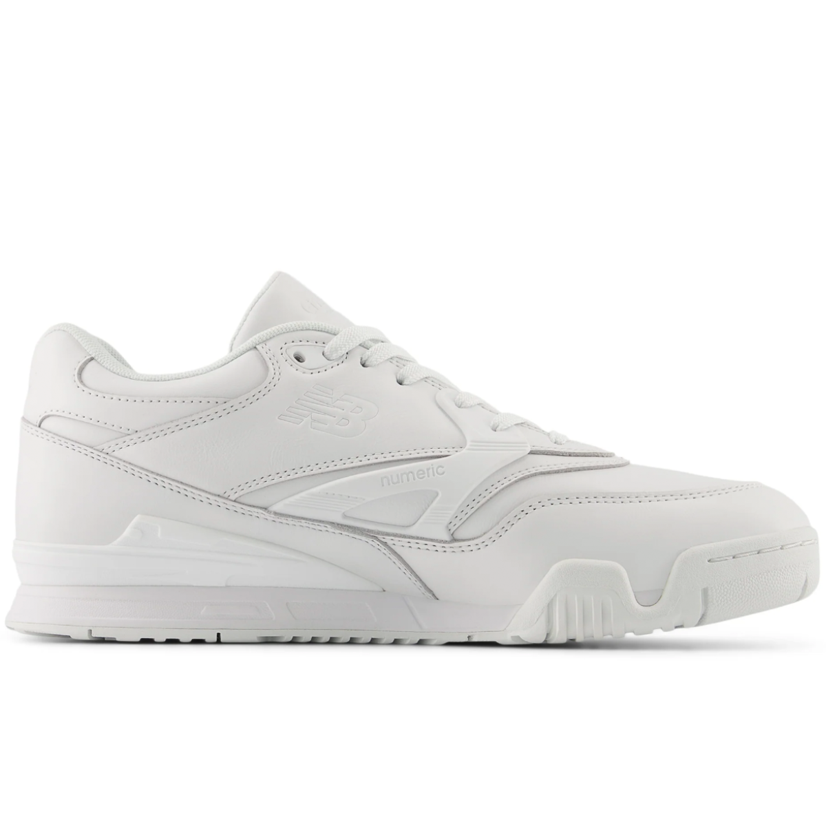 White sneaker on a white background