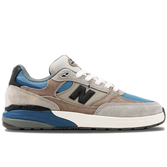 grey blue and brown  new balance 933 andrew reynolds sneaker