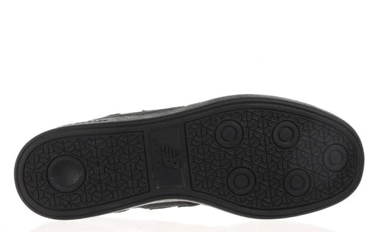 Black shoe sole with tread pattern on a white background