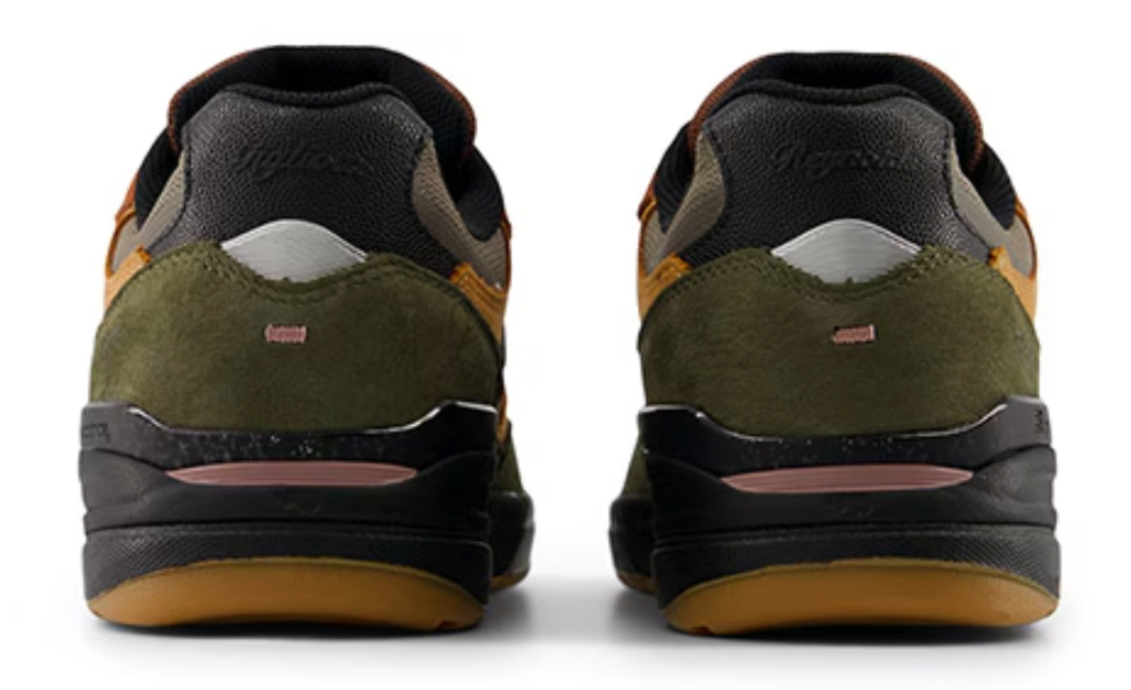 reflective heel accents