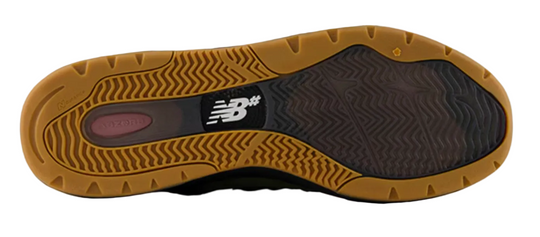 gum tream sole with new balance numeric logo and abzorb heel branding