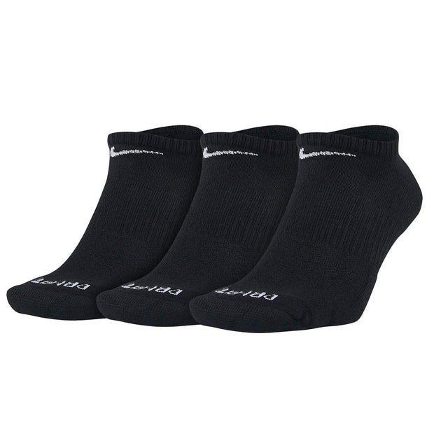 Nike Everyday Plus No Show 3-Pack (Black)