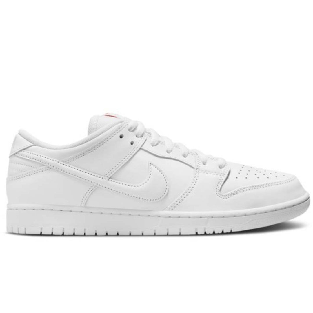 Nike SB Dunk Low Pro ISO (White/White/White)