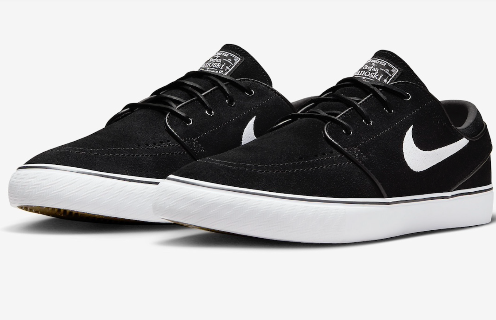 nike janoski black white