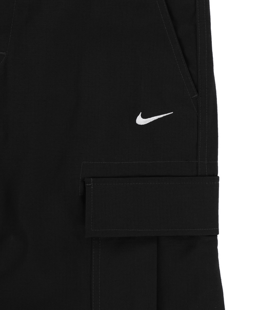 black pant white swoosh