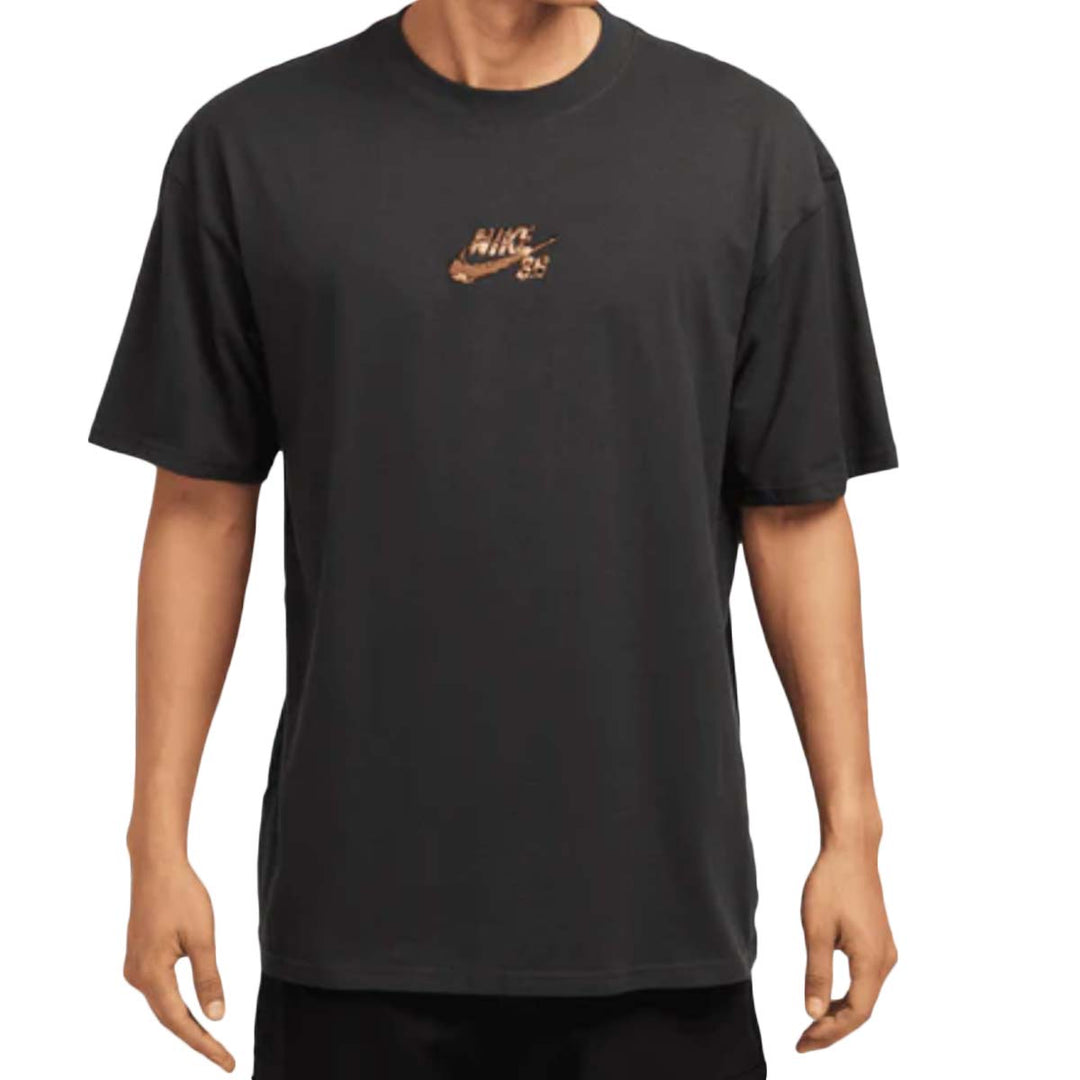 Nike SB Max90 Camo Embroidered Logo Tee (Dark Grey)