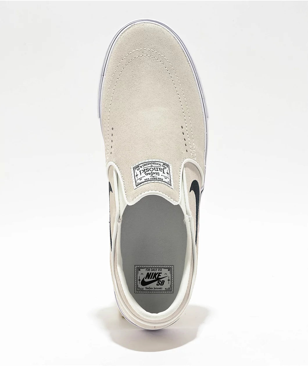 Nike SB Stefan Janoski+ SLIP (Summit White/Black)