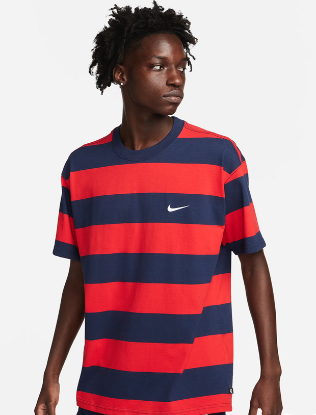 Nike SB Striped Tee (Navy/Red)