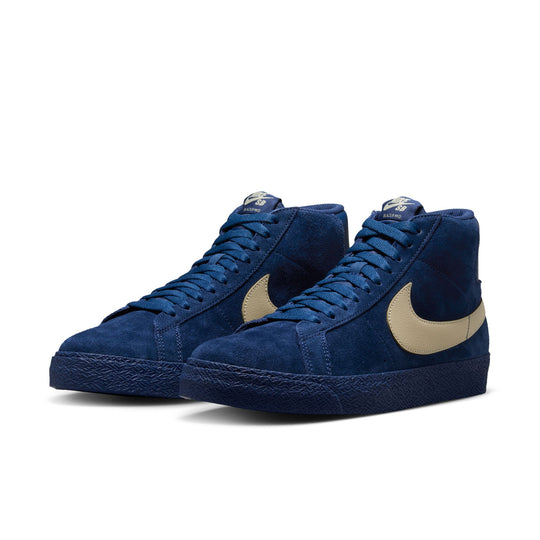 Nike SB Blazer Zoom Mid (Coastal Blue/Pale Yellow)
