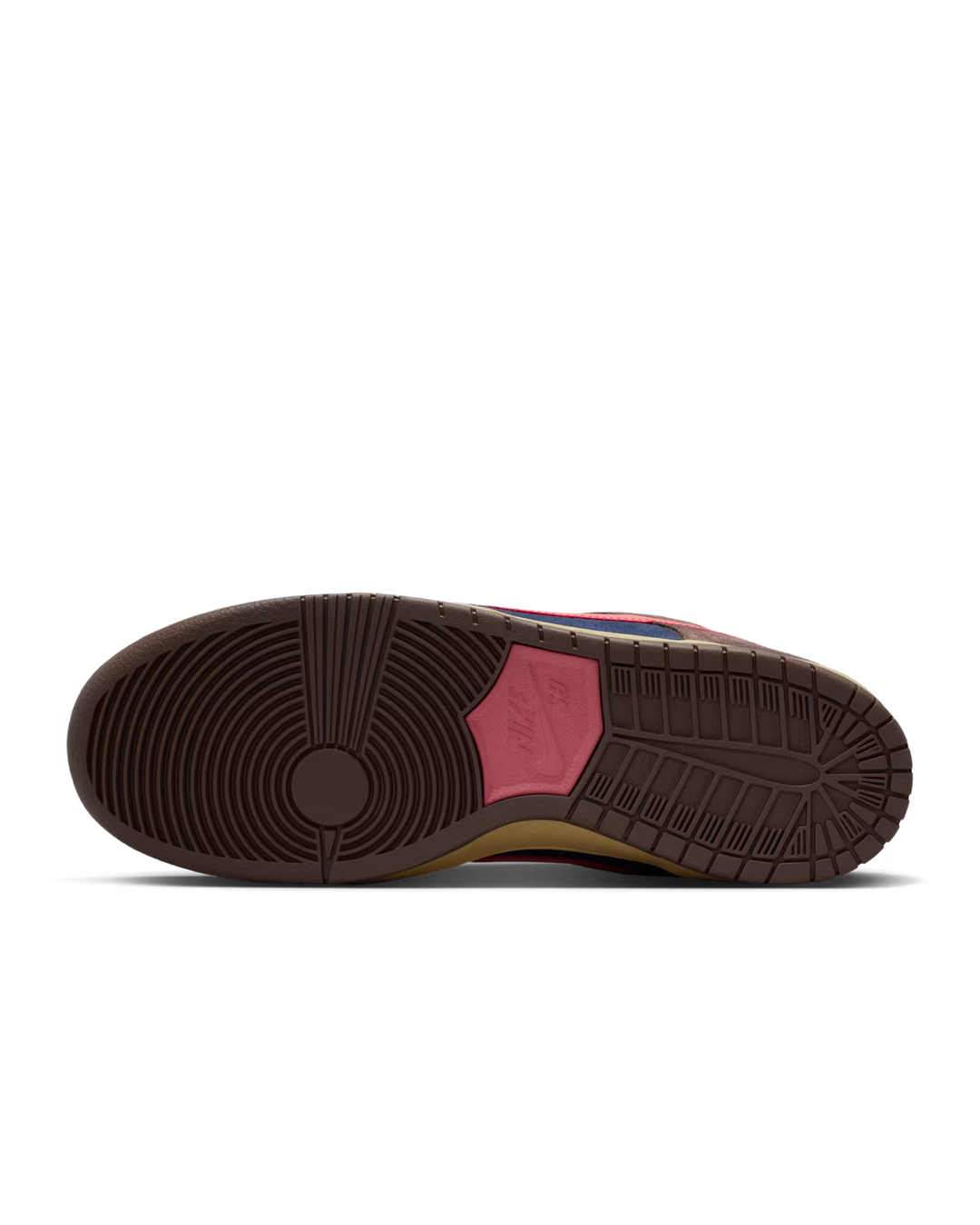 brown and soft pink dunk sole