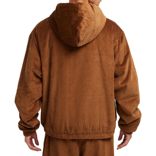 brown corduroy