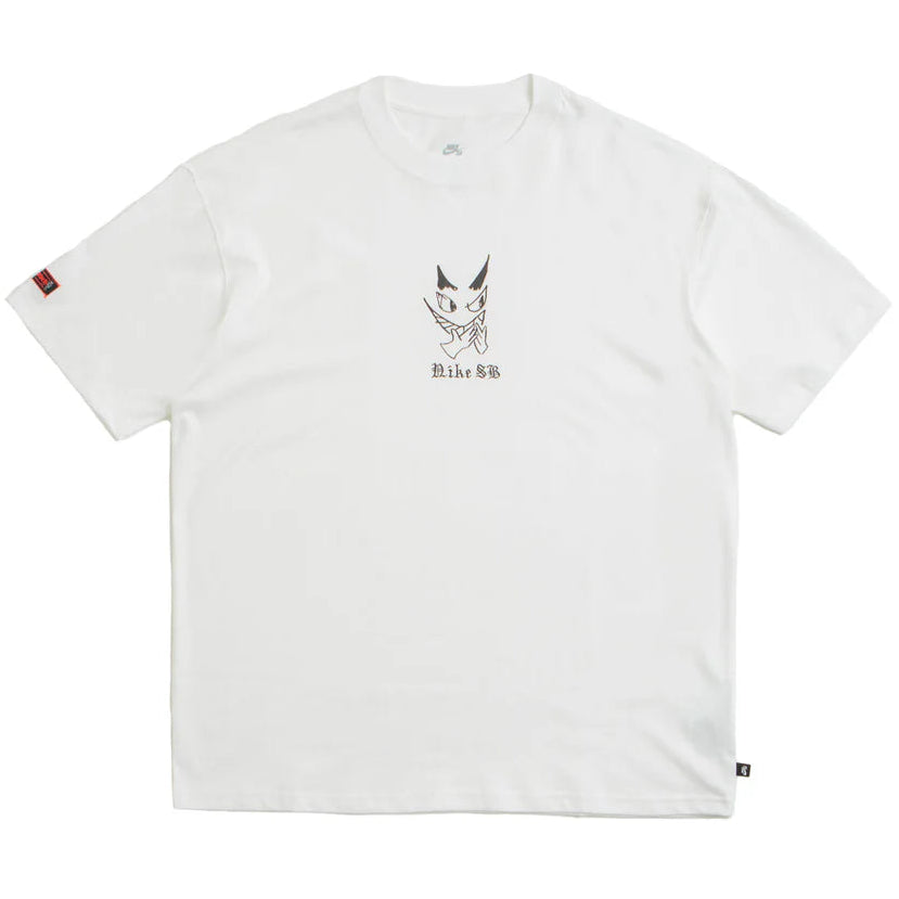 Tee with a black Nike SB Krampus design