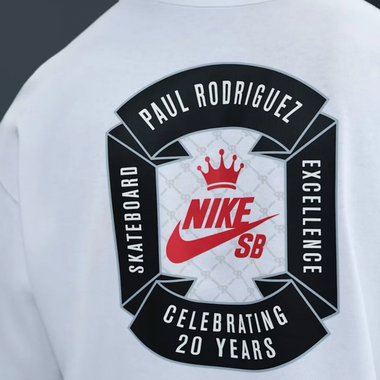 Nike SB P-Rod Celebrating 20 Years Pocket Tee (White)