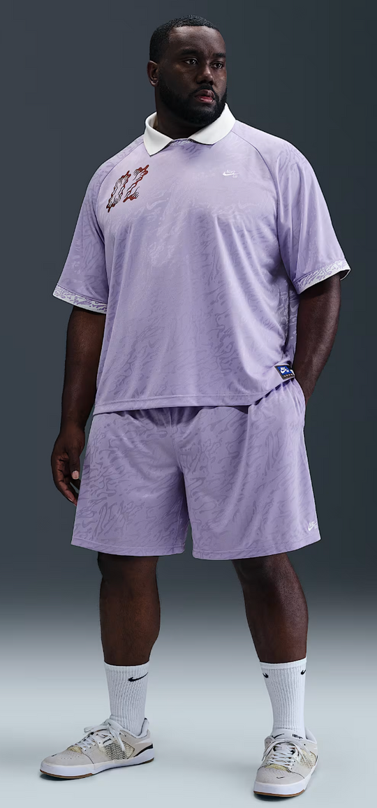 Nike Sb Dri-Fit Jacquard Skate Jersey (Lavender)
