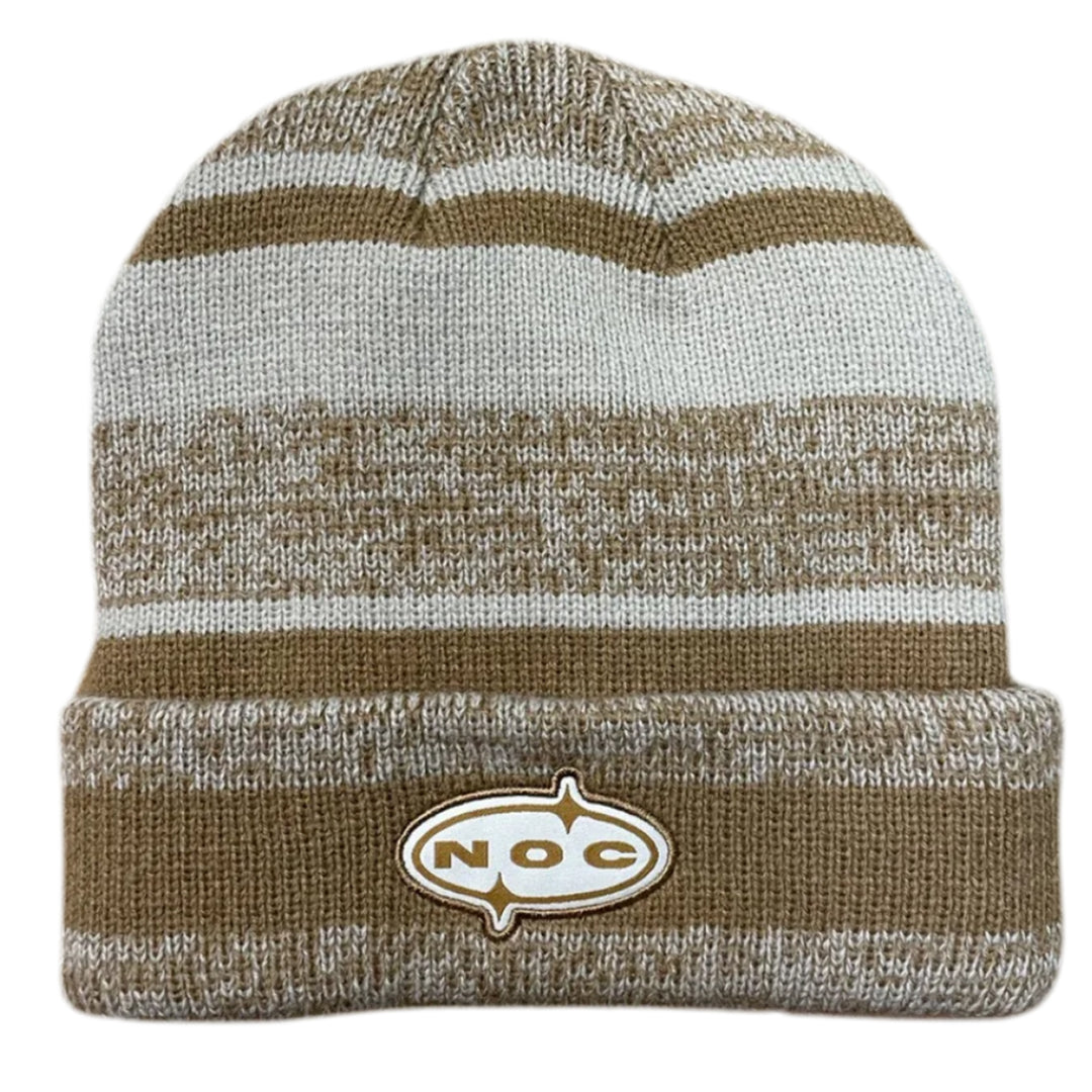 Nocturnal "Chrome" Pattern Beanie (Yellow/Tan)